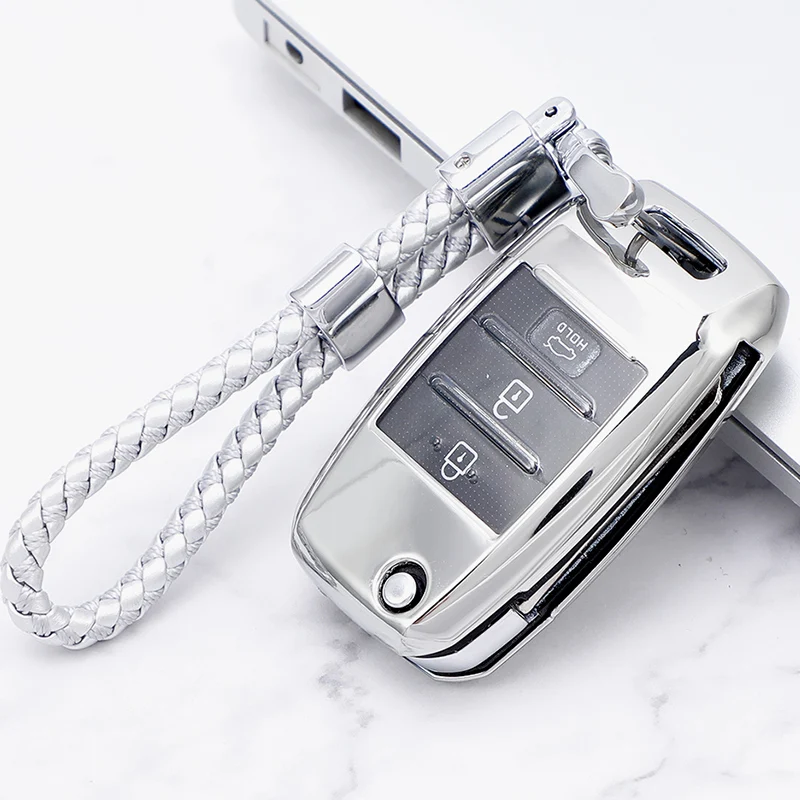 TPU Car Folding Flip Key Case Cover Shell Keychain for Kia Rio Sportage QL Ceed Cerato Sorento K2 K3 K4 K5 Key Protector
TPU Car Folding Flip Key Case Cover Shell Keychain for Kia Rio Sportage QL Ceed Cerato Sorento K2 K3 K4 K5 Key Protector