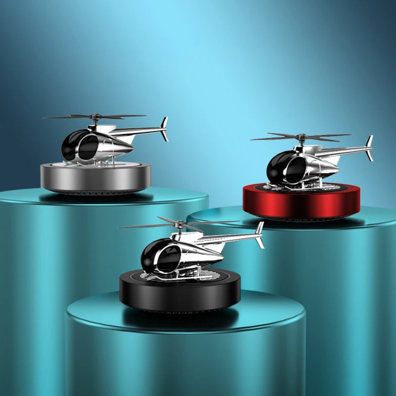 Helicopter style Car Air Freshener Solar Car Perfume Fragrance Auto Rotation Air Aromatherapy Flavoring Car Accessories
Helicopter style Car Air Freshener Solar Car Perfume Fragrance Auto Rotation Air Aromatherapy Flavoring Car Accessories