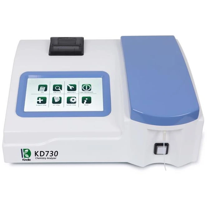 

Kindle Portable Medical Clinical Blood Testing Equipment Semi-auto Biochemistry Analyzer KD710