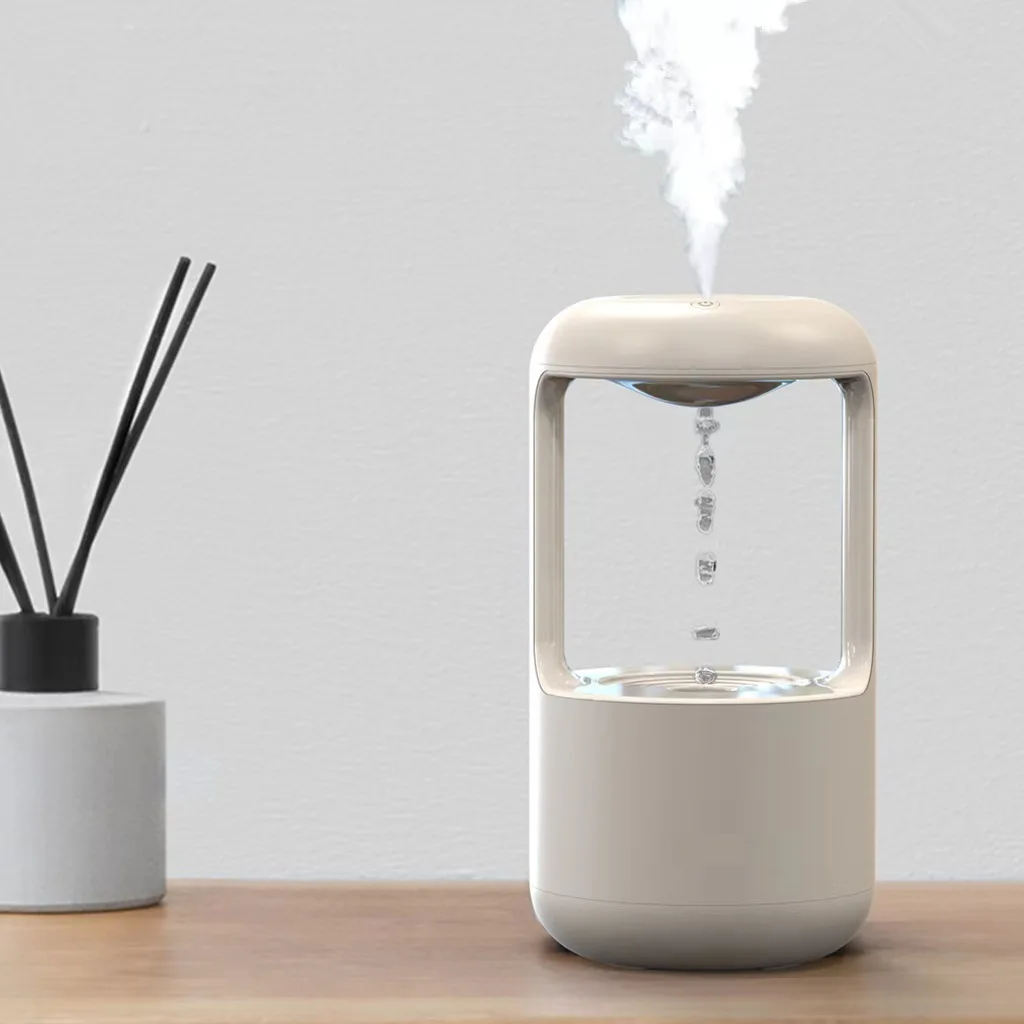 Air Humidifier Home Office Bedroom Desktop Anti-Gravity Water Droplets Ultrasonic Cool Mist Maker Fogger With Light
Air Humidifier Home Office Bedroom Desktop Anti-Gravity Water Droplets Ultrasonic Cool Mist Maker Fogger With Light