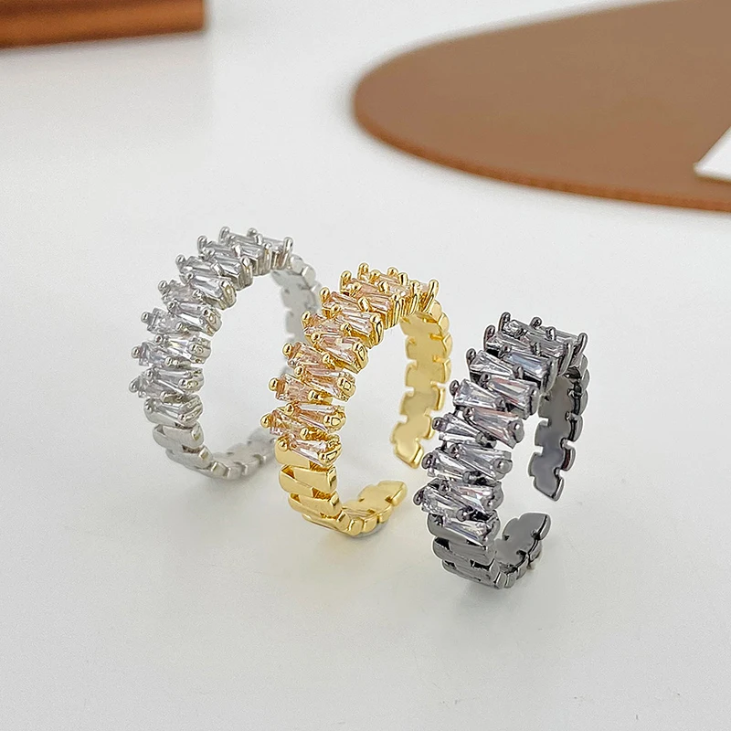 Luxury Zircon Engagement Rings for Women Fashion Opening Adjustable Rings for Girls Wedding Ringe Party Jewelry Gifts
Luxury Zircon Engagement Rings for Women Fashion Opening Adjustable Rings for Girls Wedding Ringe Party Jewelry Gifts