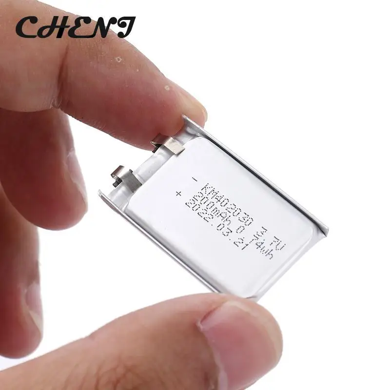 1Pc 200mAh 3.7V 402030 042030 Lithium Li-Ion Polymer Battery Rechargeable Li-Po Batteries For Bluetooth GPS MP3
1Pc 200mAh 3.7V 402030 042030 Lithium Li-Ion Polymer Battery Rechargeable Li-Po Batteries For Bluetooth GPS MP3