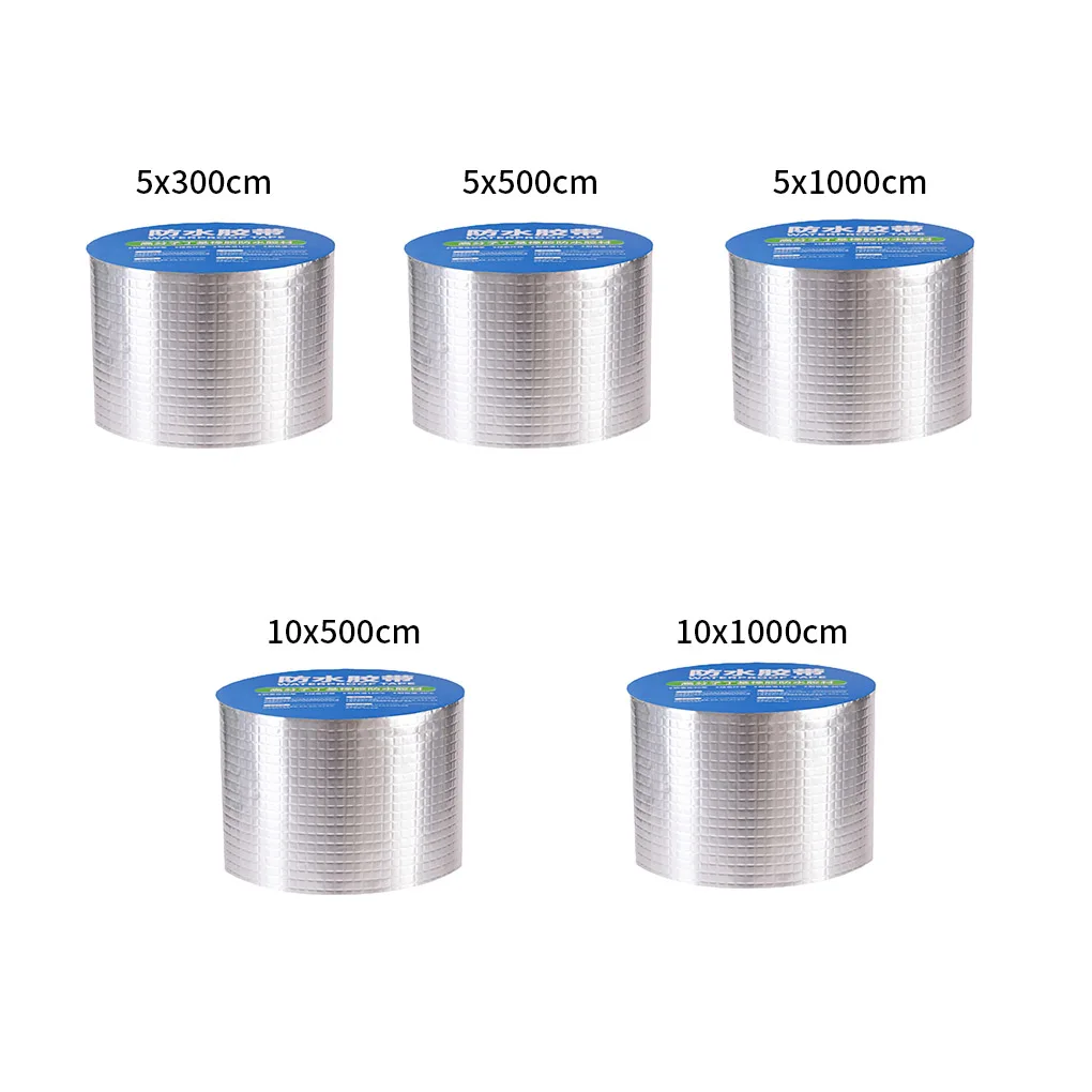 Ремонтная лента, клейкая лента из алюминиевой фольги, водонепроницаемая эластичная лента для защиты от трещин на крыше, 10 см x 5 м
Ремонтная лента, клейкая лента из алюминиевой фольги, водонепроницаемая эластичная лента для защиты от трещин на крыше, 10 см x 5 м