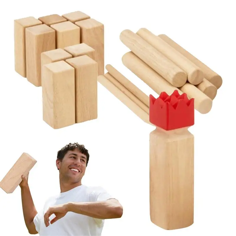 Игровой набор Kubb Yard для детей и взрослых, уличная игра Kubb Yard, деревянная семейная гигантская игра в шахматы викингов без узлов, для всей семьи
Игровой набор Kubb Yard для детей и взрослых, уличная игра Kubb Yard, деревянная семейная гигантская игра в шахматы викингов без узлов, для всей семьи
