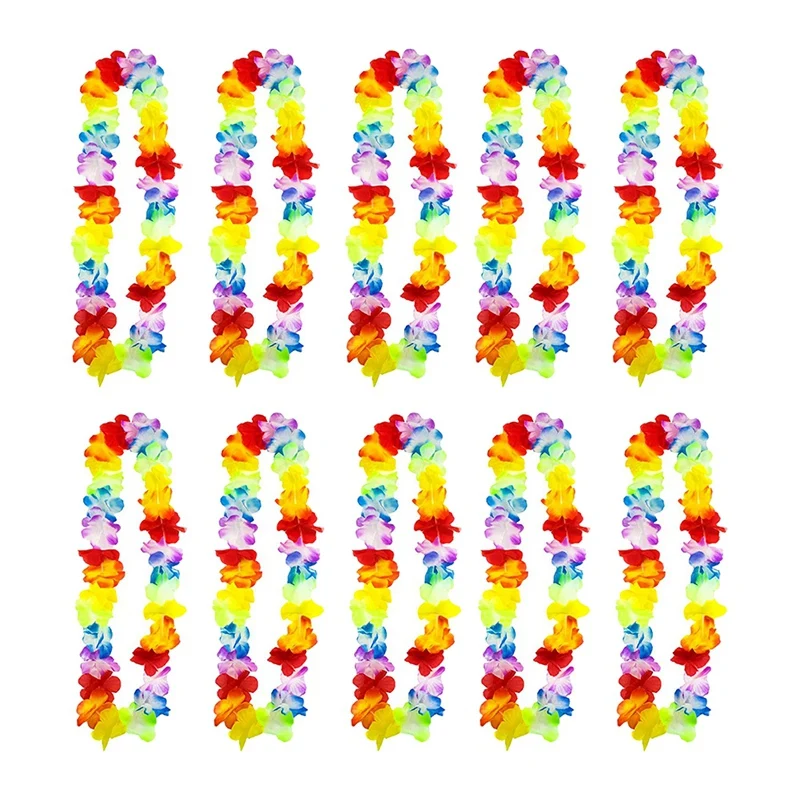 Hot TTKK 10 Pack Hawaiian Leis Flower Chains Tropical Flower Chain Perfect Welcome To Your Beach, Pool And Cocktail Party
Hot TTKK 10 Pack Hawaiian Leis Flower Chains Tropical Flower Chain Perfect Welcome To Your Beach, Pool And Cocktail Party