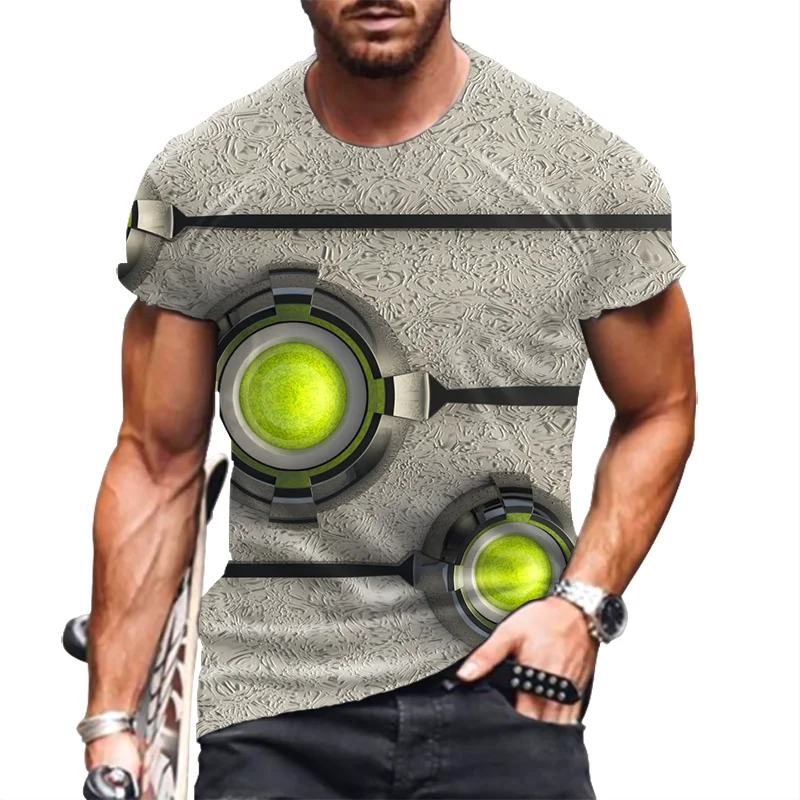 Summer Fashion Short Sleeve Men's T-Shirts Round-Neck Streetwear 3D Style Printed Tops Tee Oversized Loose Clothing Male T-Shirt 
Summer Fashion Short Sleeve Men's T-Shirts Round-Neck Streetwear 3D Style Printed Tops Tee Oversized Loose Clothing Male T-Shirt