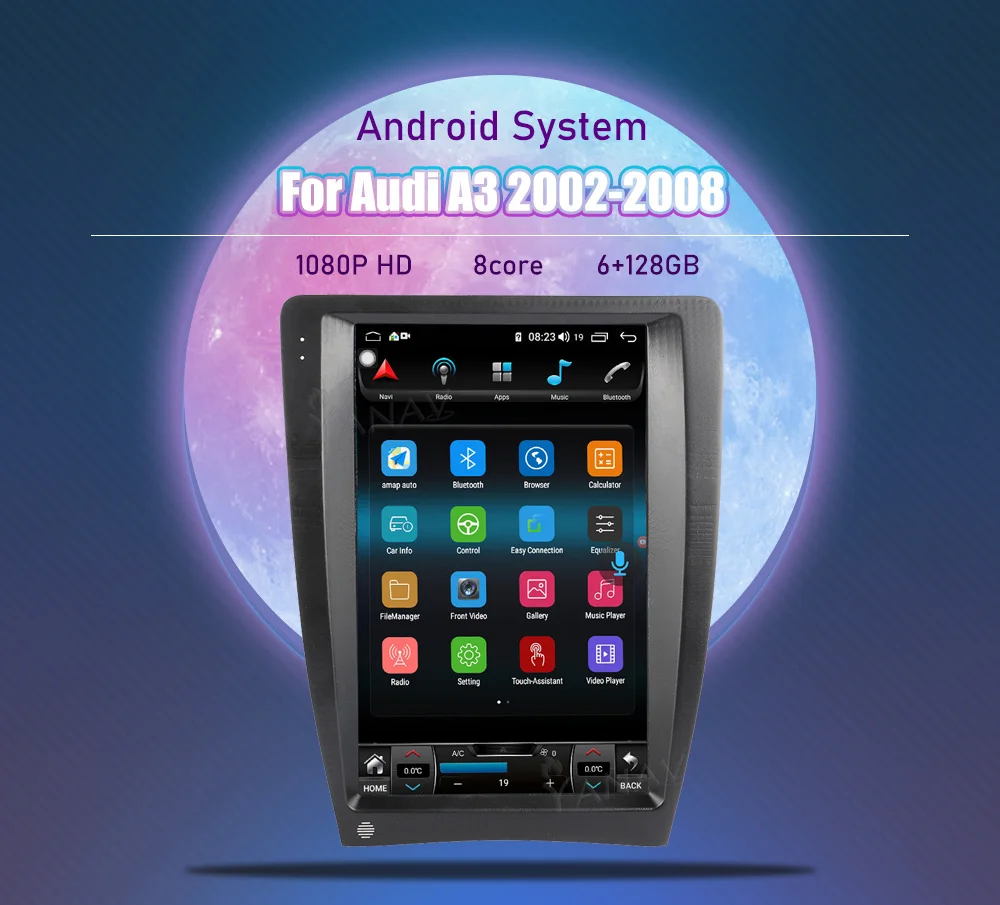 12.1 Inch 128G 2 Din Android Car Radio For Audi A3 2002-2008 Vertical Screen Multimedia Auto GPS stereo receiver Mp4 DVD Player
12.1 Inch 128G 2 Din Android Car Radio For Audi A3 2002-2008 Vertical Screen Multimedia Auto GPS stereo receiver Mp4 DVD Player