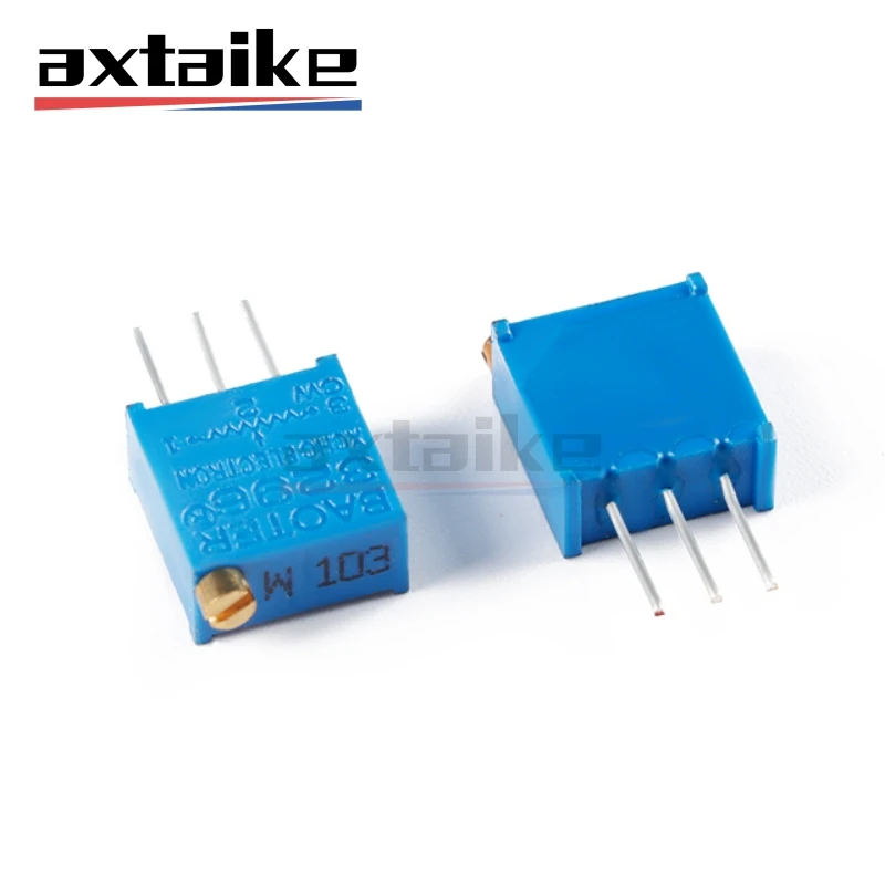 10PCS 3296W 3296 Adjustable Precision Potentiometer 101 201 501 102 202 502 103 503 104 1K 2K 5K 10K 20K 50K 100K 1M 100 500 Ohm
10PCS 3296W 3296 Adjustable Precision Potentiometer 101 201 501 102 202 502 103 503 104 1K 2K 5K 10K 20K 50K 100K 1M 100 500 Ohm