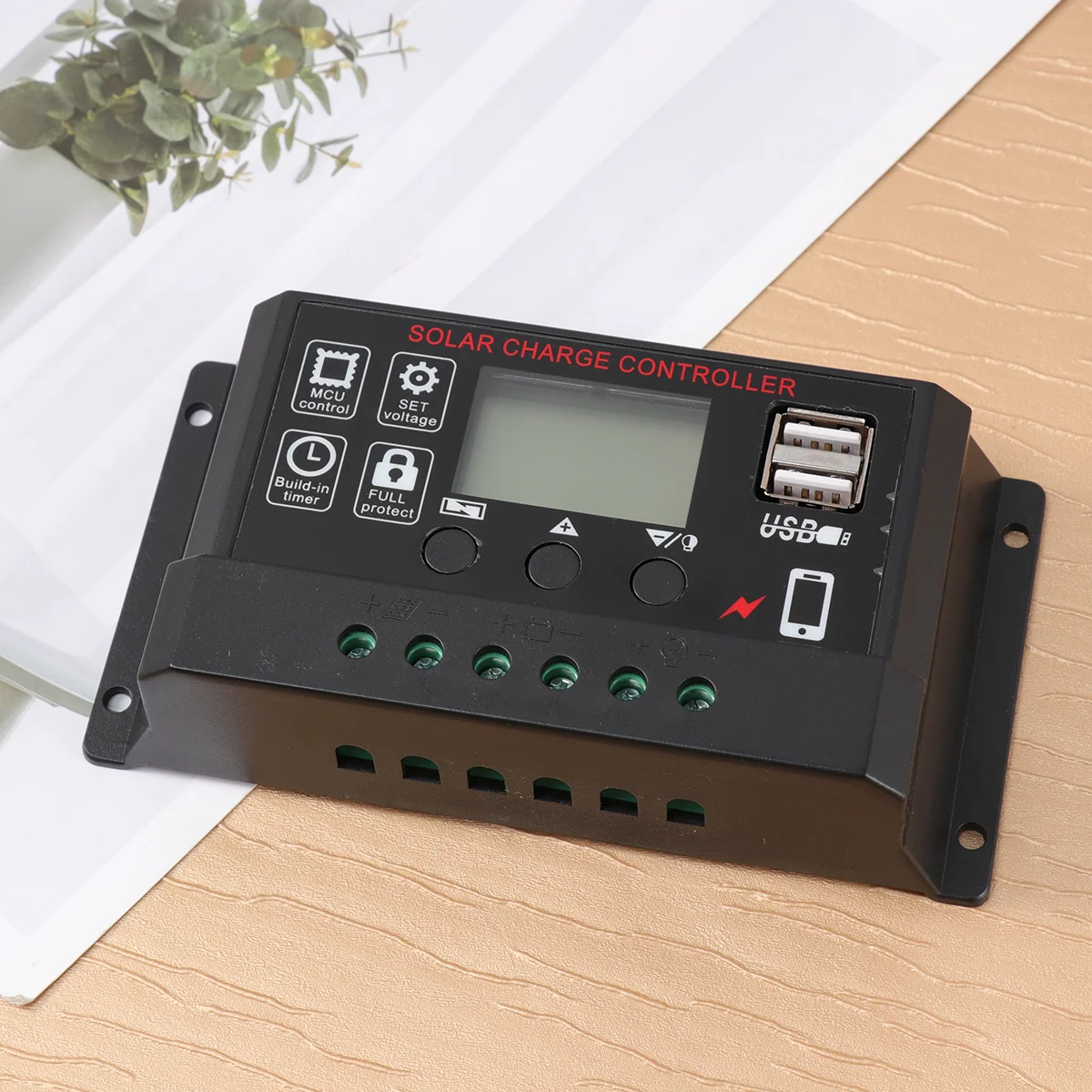 30 A Solar Energy Controller Generator Charge Controllers Regulator Cargador De Celular Mppt
30 A Solar Energy Controller Generator Charge Controllers Regulator Cargador De Celular Mppt