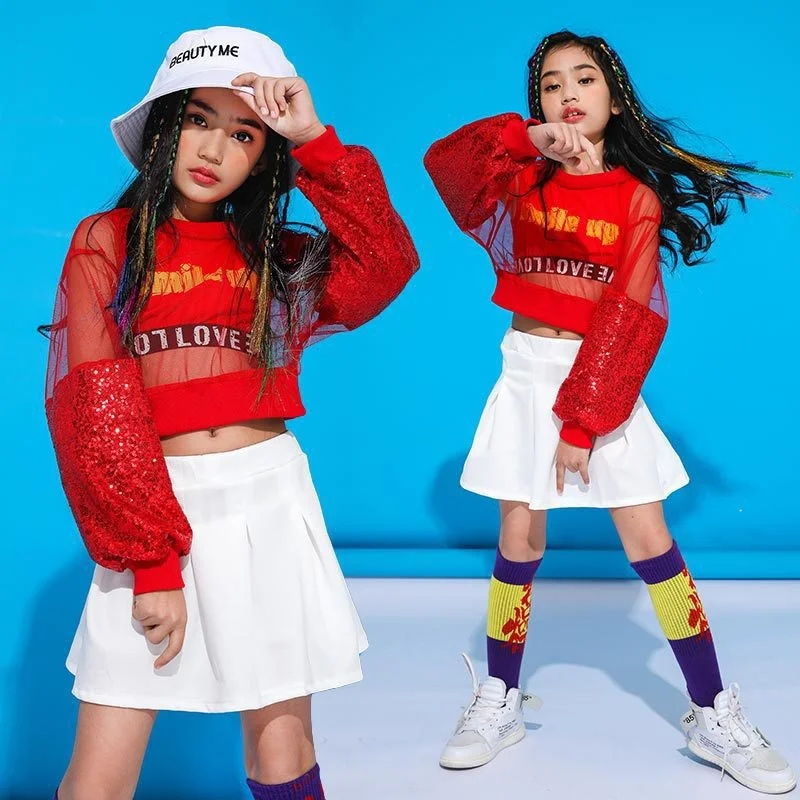 Детские джазовые танцевальные костюмы для девочек детские танцевальные костюмы в стиле хип-хоп костюмы для выступлений модная одежда
Детские джазовые танцевальные костюмы для девочек детские танцевальные костюмы в стиле хип-хоп костюмы для выступлений модная одежда