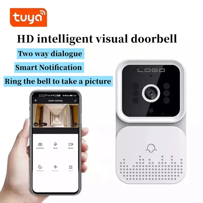 HD WiFi Intelligent Visual Doorbell Crow Indoor Ding Dong Receiver Infrared Detection Voice Intercom Night Vision Monitor
HD WiFi Intelligent Visual Doorbell Crow Indoor Ding Dong Receiver Infrared Detection Voice Intercom Night Vision Monitor