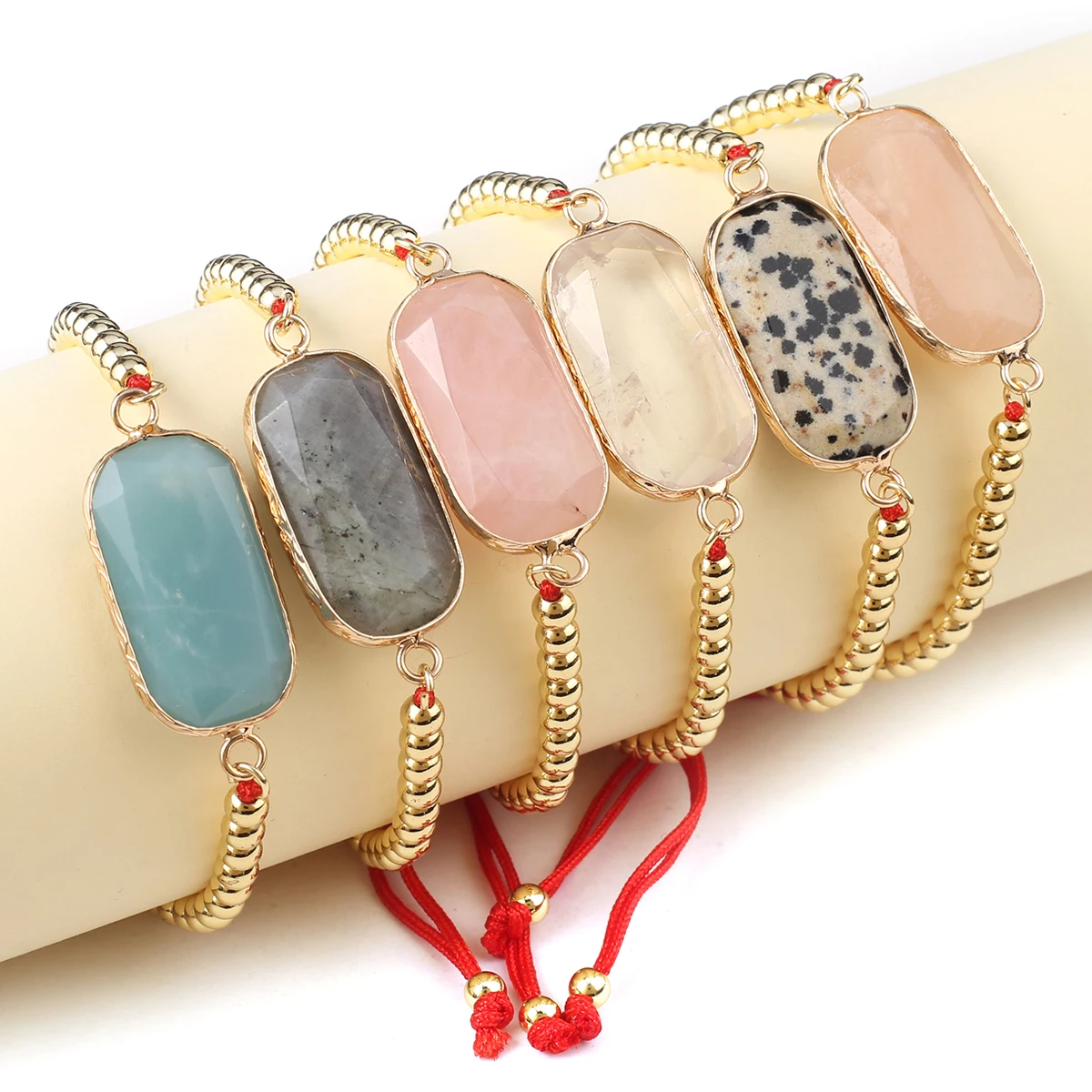 Natural Stone Cuff Bangles Reiki Heal Gold Color Rose Quartz Cuff Bracelet Jewelry for Women Female Birthday Party Gifts
Natural Stone Cuff Bangles Reiki Heal Gold Color Rose Quartz Cuff Bracelet Jewelry for Women Female Birthday Party Gifts