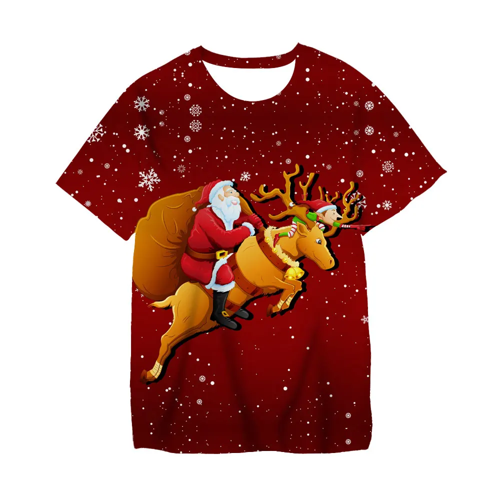 2022 Christmas 3d Printing Fashion Santa Claus Short Sleeve Boys Girls T-Shirts Children Gifts Casual T-Shirts
2022 Christmas 3d Printing Fashion Santa Claus Short Sleeve Boys Girls T-Shirts Children Gifts Casual T-Shirts