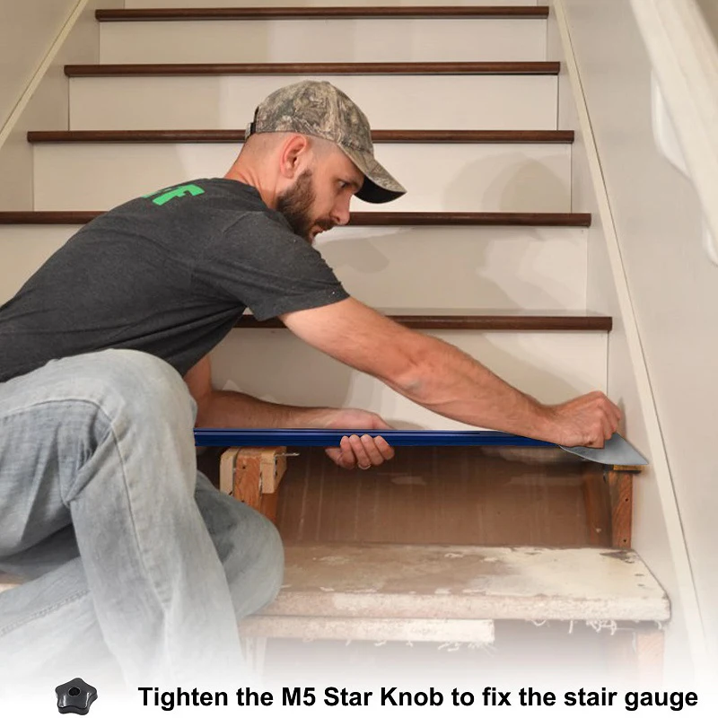 Hot Sale Stair Tread Gauge And Shelf Layout Tool Adjustable Stair Measuring Template Tool Angle Ruler Metal Stair Jig
Hot Sale Stair Tread Gauge And Shelf Layout Tool Adjustable Stair Measuring Template Tool Angle Ruler Metal Stair Jig