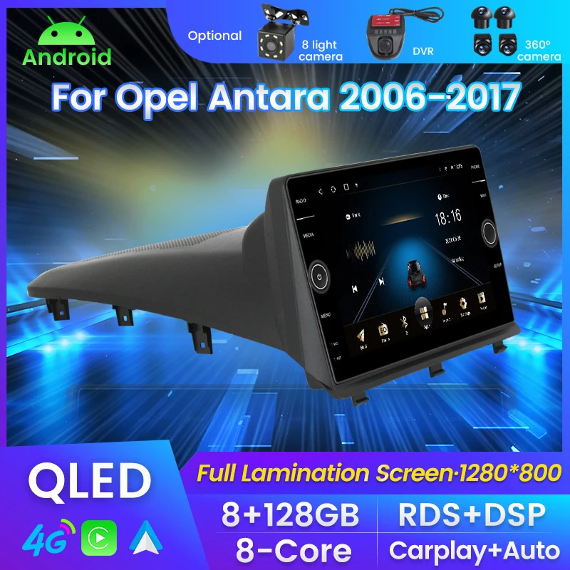 Автомагнитола MLOVELIN QLED мультимедийный видеоплеер с GPS-навигацией Android 2din без DVD
