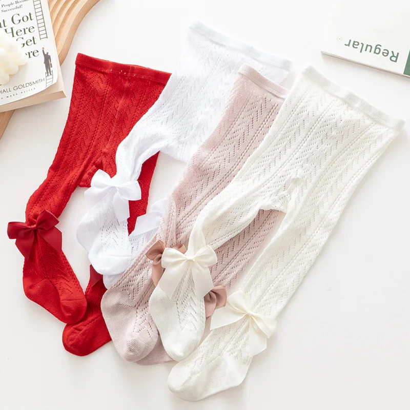 Cute Bow Newborn Baby Tights Soft Cotton Baby Girl Pantyhose Solid Color Thin Breathable Mesh Infant Toddler Stockings
Cute Bow Newborn Baby Tights Soft Cotton Baby Girl Pantyhose Solid Color Thin Breathable Mesh Infant Toddler Stockings