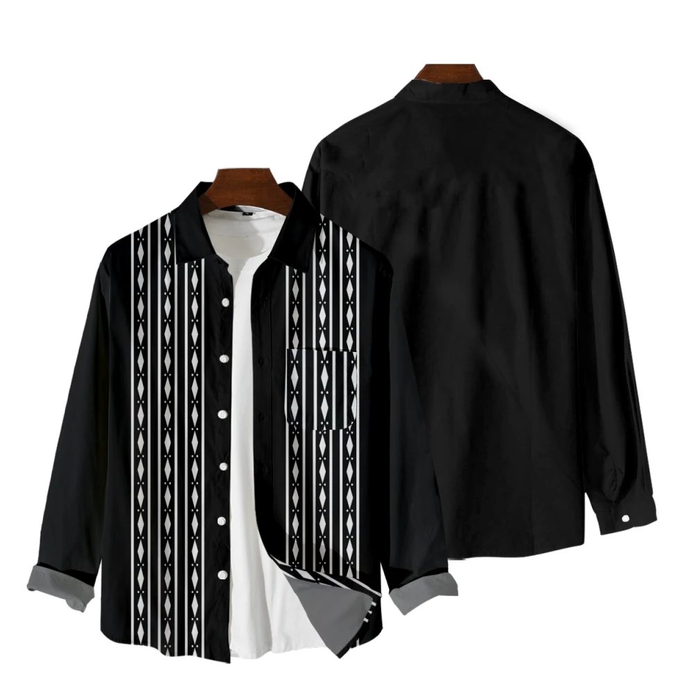 2022 Stylish Print Shirt Men 2022 Autumn New Long Sleeve Casual Shirts Mens Holiday Party Vacation Clothing
2022 Stylish Print Shirt Men 2022 Autumn New Long Sleeve Casual Shirts Mens Holiday Party Vacation Clothing