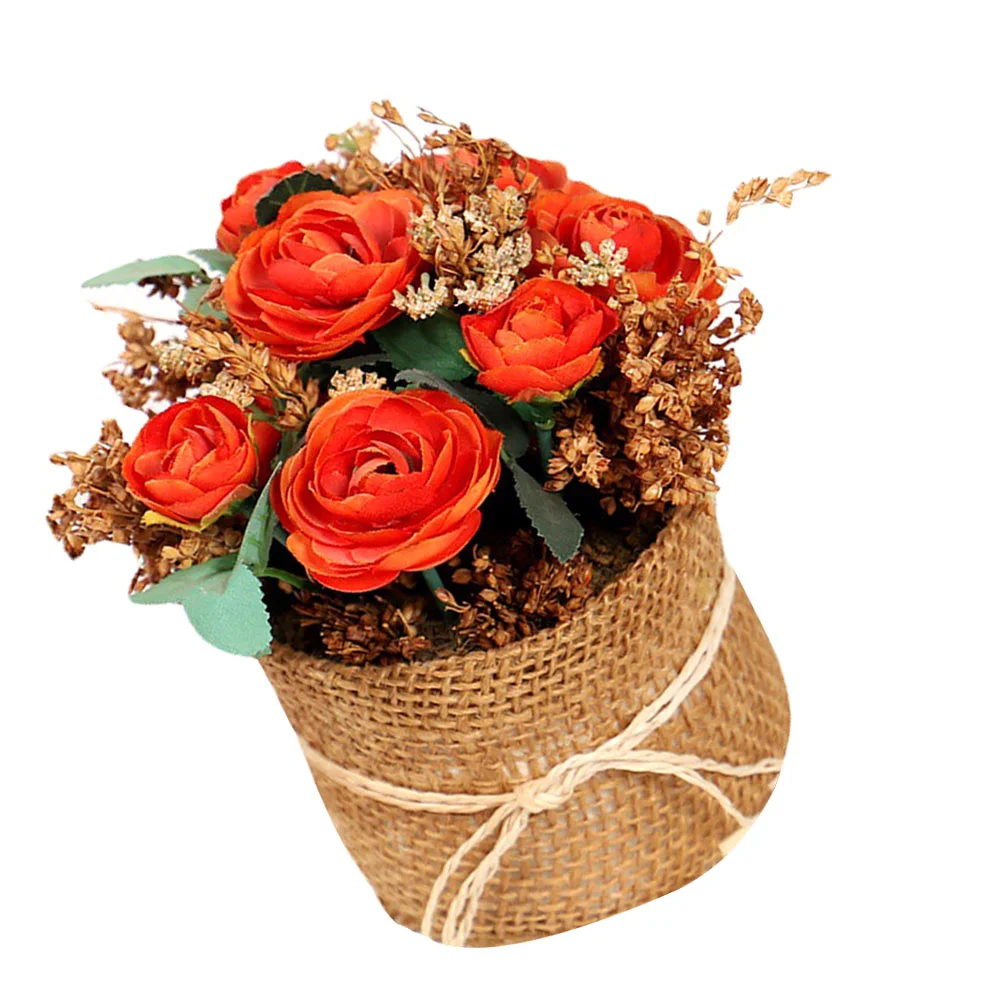 Flowers Artificial Fake Potted Rose Decor Bonsai Flowervasesimulated Red Bouquet Arrangements Centerpiece Indoor
Flowers Artificial Fake Potted Rose Decor Bonsai Flowervasesimulated Red Bouquet Arrangements Centerpiece Indoor
