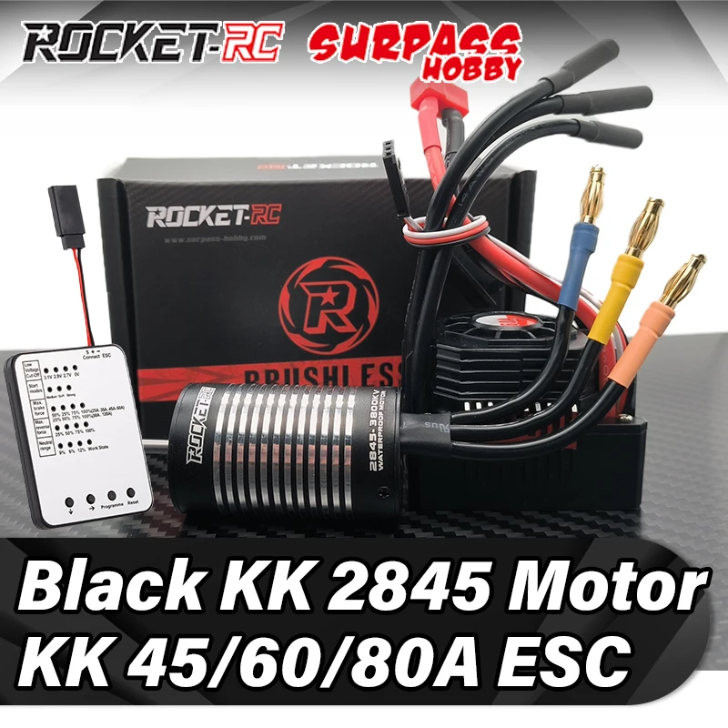 Surpass Hobby Rocket Black KK 2845 бесщеточный водонепроницаемый мотор 60A 80A 45A ESC для 1/10 1/12 1/14 1/16 Rc Car Truck Wltoys детали
Surpass Hobby Rocket Black KK 2845 бесщеточный водонепроницаемый мотор 60A 80A 45A ESC для 1/10 1/12 1/14 1/16 Rc Car Truck Wltoys детали