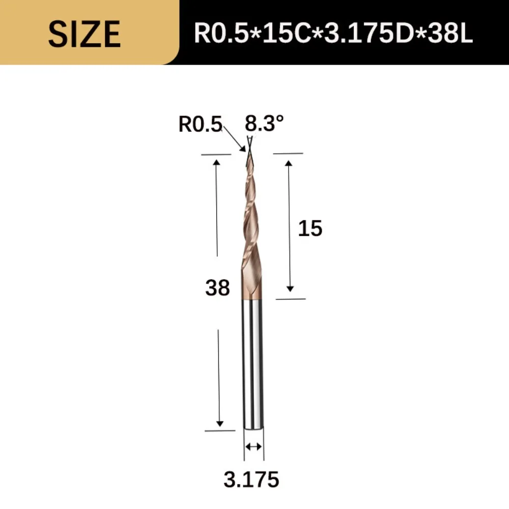 Фрезерная фреза по дереву, твердосплавная коническая сферическая концевая фреза, конический шариковый нос, спиральная гравировальная фреза, концевая фреза, деревообработка
Фрезерная фреза по дереву, твердосплавная коническая сферическая концевая фреза, конический шариковый нос, спиральная гравировальная фреза, концевая фреза, деревообработка