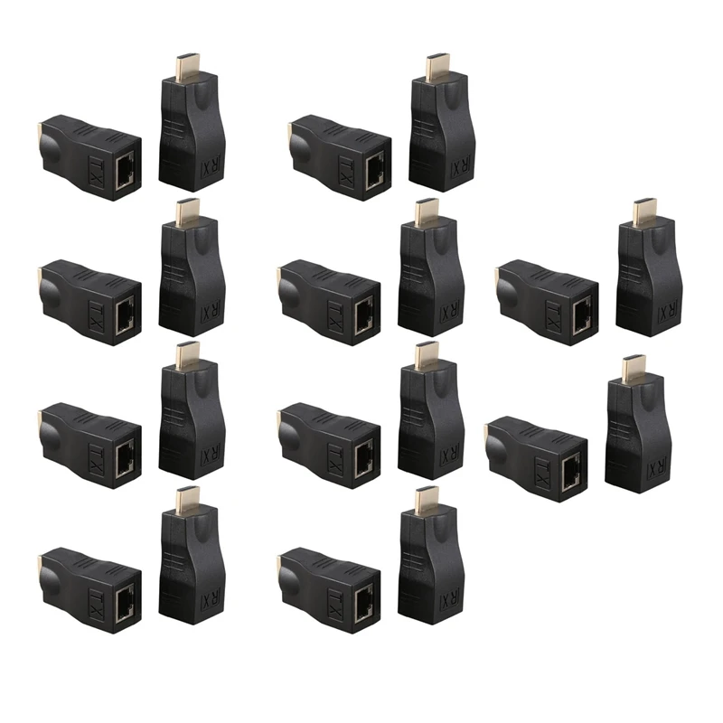10X 4K 3D HDMI 1.4 30M Extender To RJ45 Over Cat 5E/6 Network LAN Ethernet Adapter
10X 4K 3D HDMI 1.4 30M Extender To RJ45 Over Cat 5E/6 Network LAN Ethernet Adapter