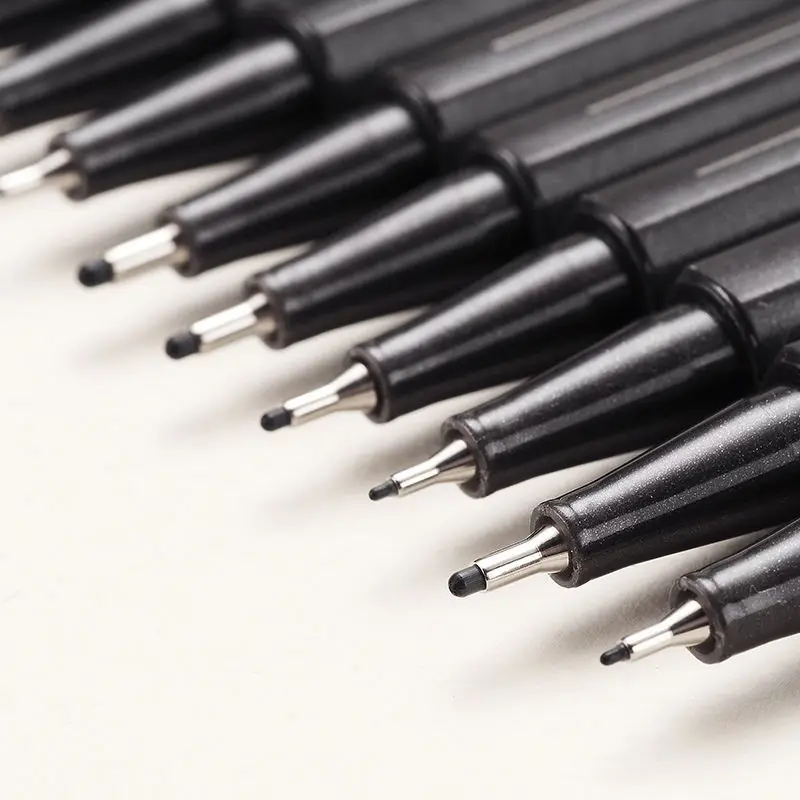 10Pcs/set Pigment Liner Micron Ink Marker Pen 0.05 0.1 0.2 0.3 0.4 0.5 Brush Tip Black Fineliner Sketching Manga Drawing Pen
10Pcs/set Pigment Liner Micron Ink Marker Pen 0.05 0.1 0.2 0.3 0.4 0.5 Brush Tip Black Fineliner Sketching Manga Drawing Pen