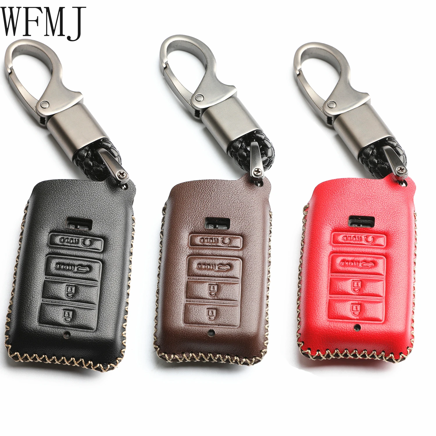 WFMJ Leather for Acura NSX RDX CDX MDX RLX TLX TLX-L Smart Remote 4 Buttons Key Case Cover Fob Chain
WFMJ Leather for Acura NSX RDX CDX MDX RLX TLX TLX-L Smart Remote 4 Buttons Key Case Cover Fob Chain