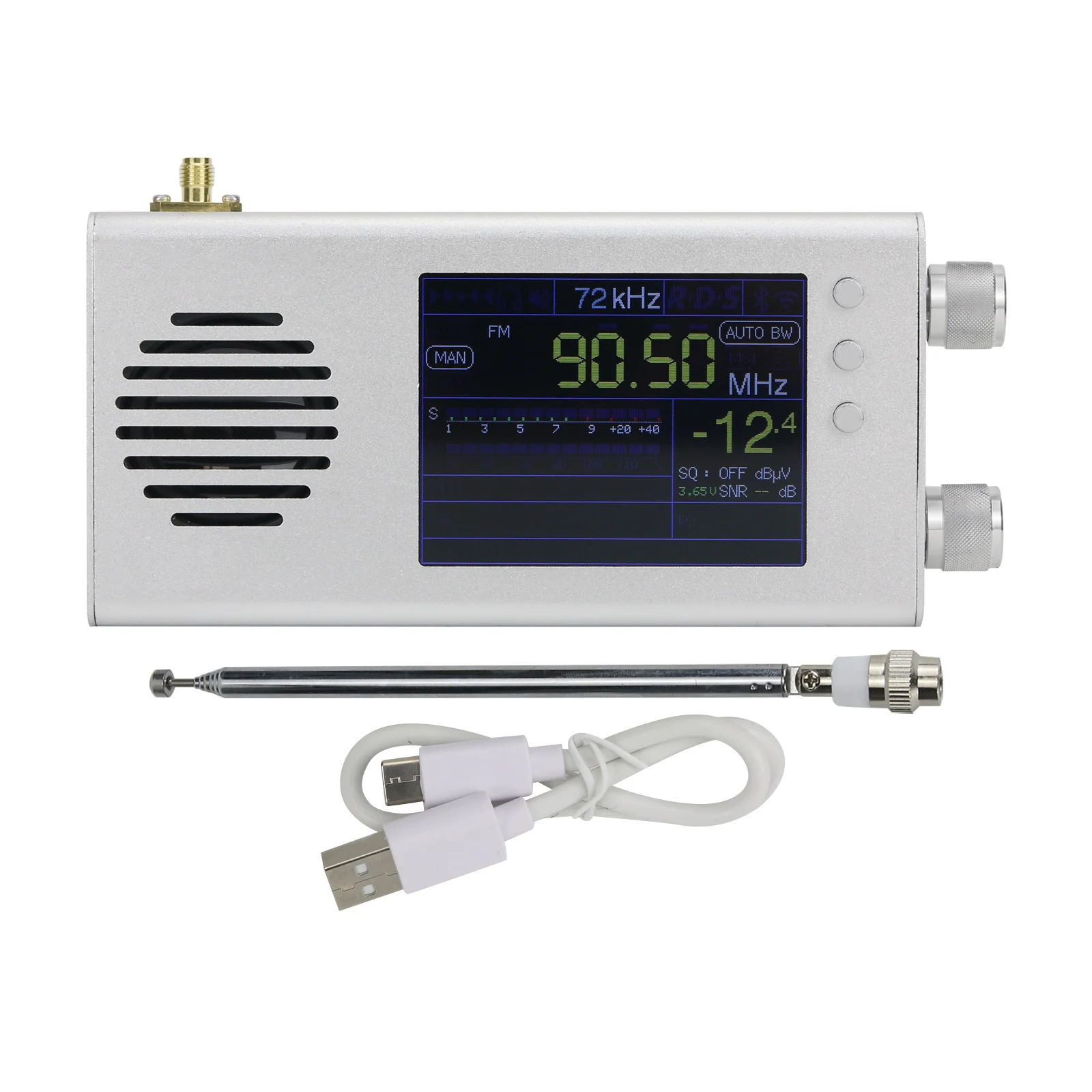 HamGeek TEF6686 Plus Full Band Radio 2nd Generation All V1.18 Firmware For SW MW LW FM AM
HamGeek TEF6686 Plus Full Band Radio 2nd Generation All V1.18 Firmware For SW MW LW FM AM