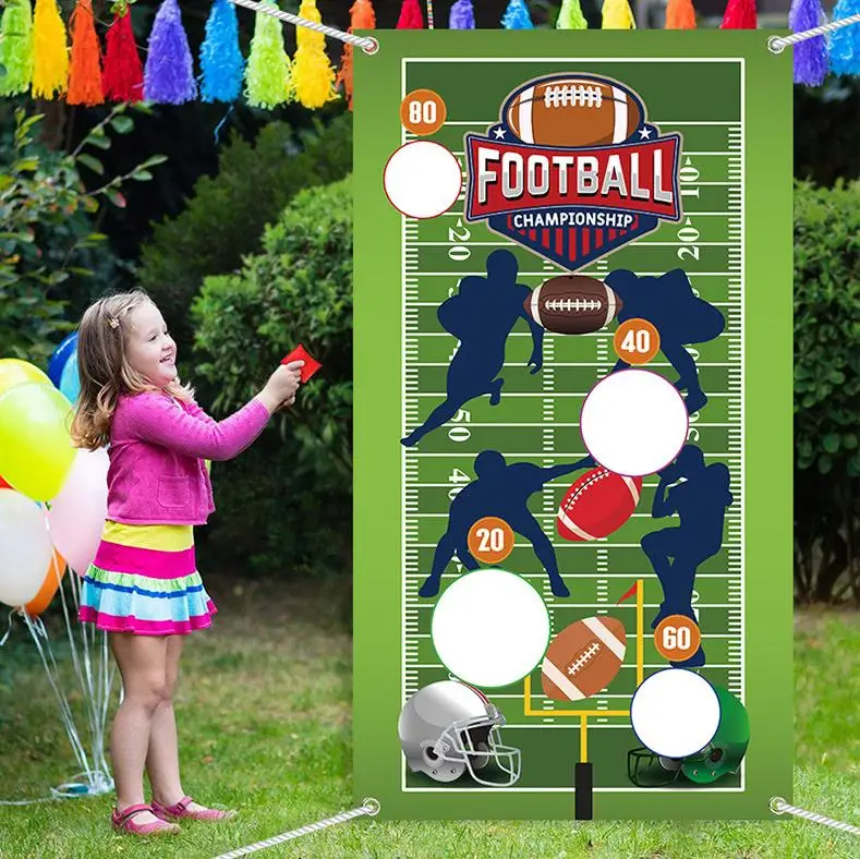 Football Toss Game with 4 Bean Bags Indoor Outdoor Football Party Game for Kids Adults Family Football Birthday Party Supplies
Football Toss Game with 4 Bean Bags Indoor Outdoor Football Party Game for Kids Adults Family Football Birthday Party Supplies