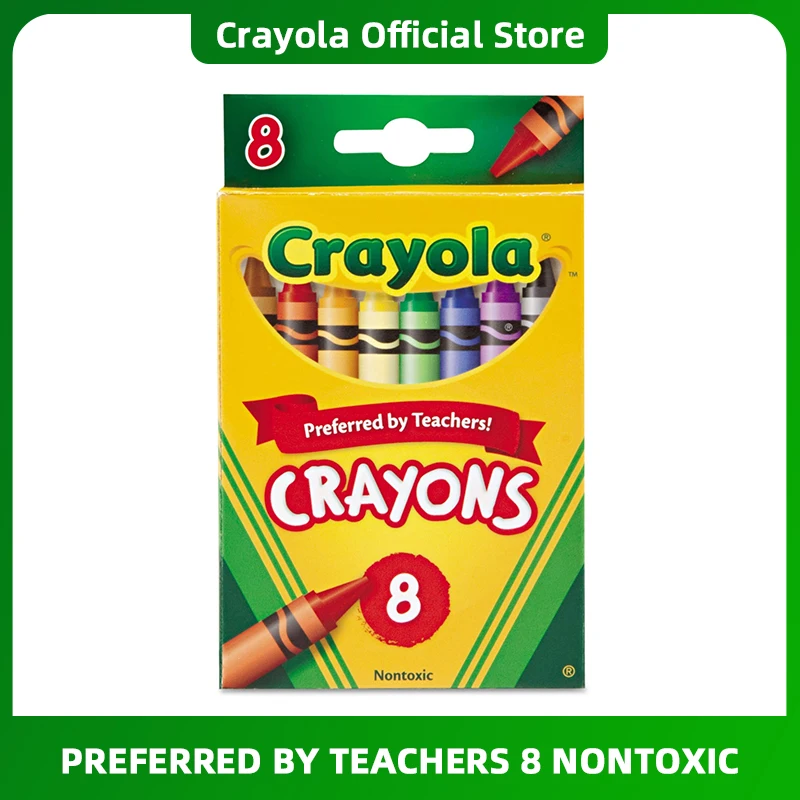 Crayola Children Kindergarten Students Safety Graffiti Painting 8 Color Crayons Preferred by Teachers Nontoxic 52-3008
Crayola Children Kindergarten Students Safety Graffiti Painting 8 Color Crayons Preferred by Teachers Nontoxic 52-3008
