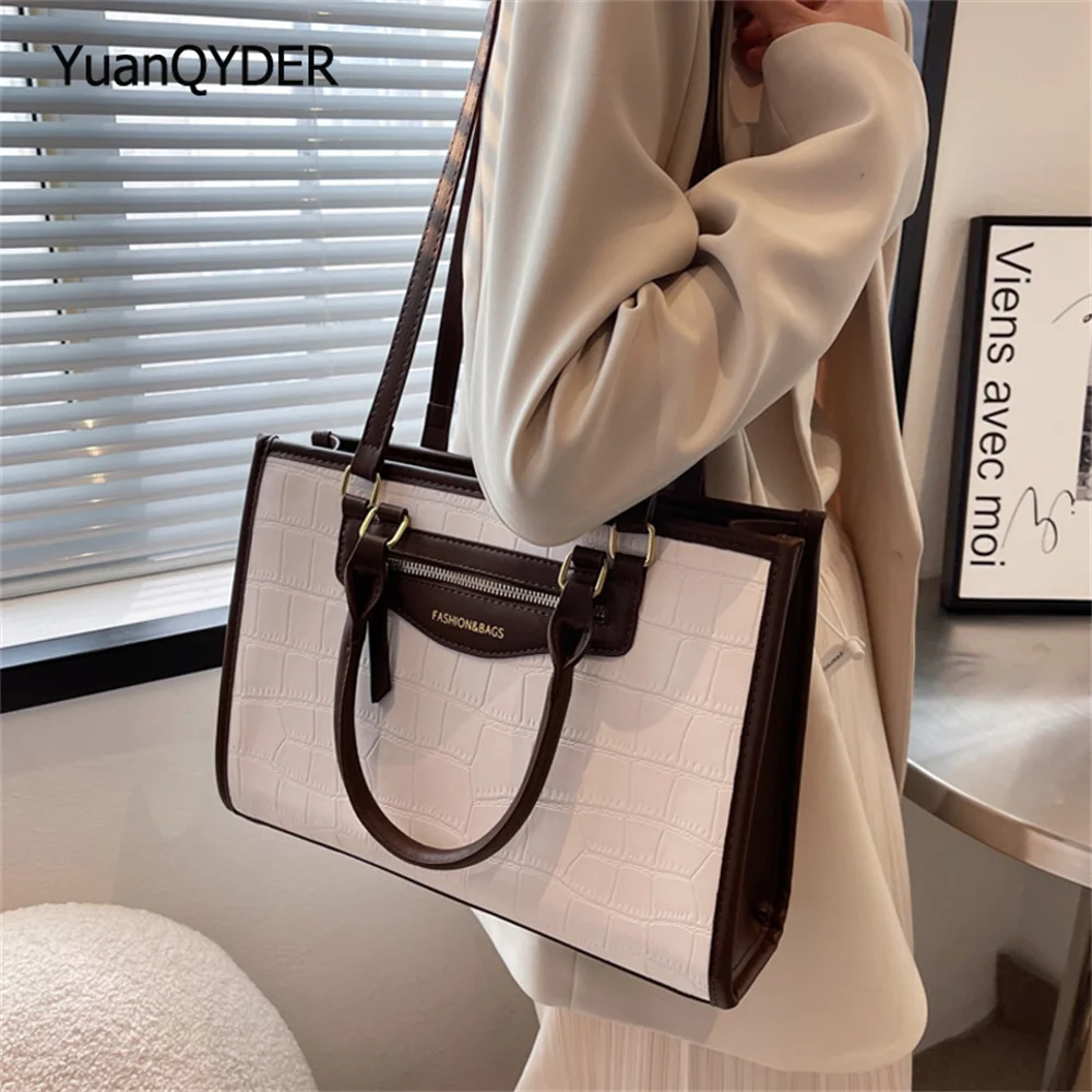 Luxury Designer Panelled Design Stone Pattern Women's Handbag 2022 New High Quality Leather Ladies Shoulder Messenger Bags Sac 
Luxury Designer Panelled Design Stone Pattern Women's Handbag 2022 New High Quality Leather Ladies Shoulder Messenger Bags Sac