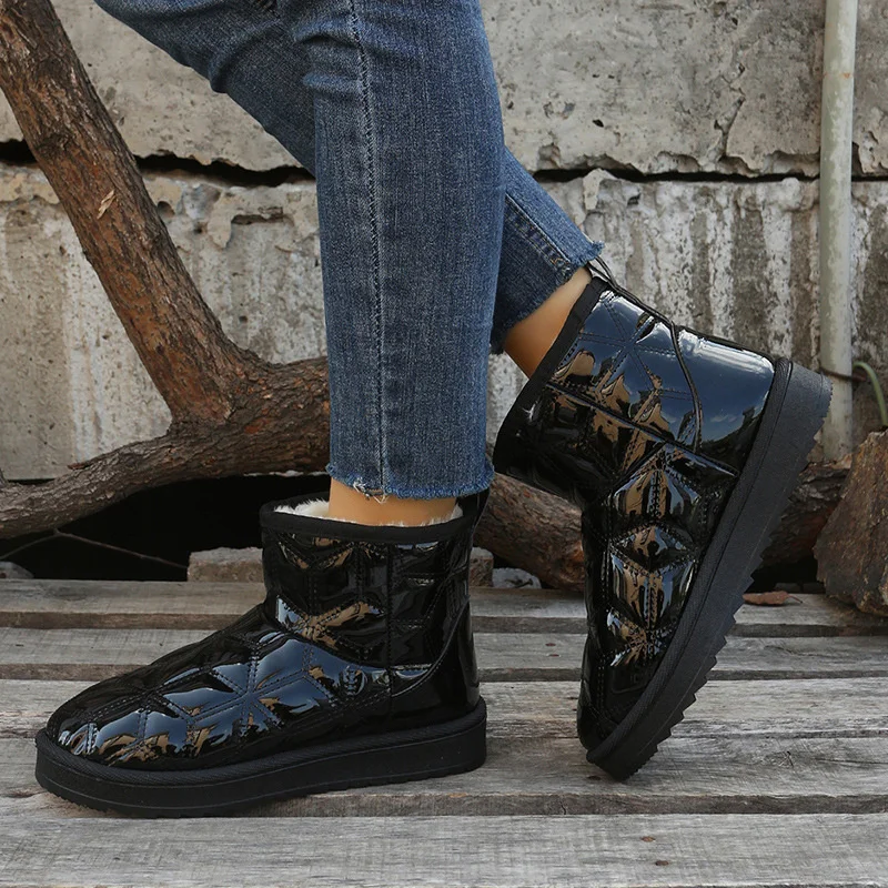 Cold Winter Snow Boots Women Ankle Boots Genuine Leather Warm Shoes Winter Women Ankle Boots Female Snow Booties
Cold Winter Snow Boots Women Ankle Boots Genuine Leather Warm Shoes Winter Women Ankle Boots Female Snow Booties