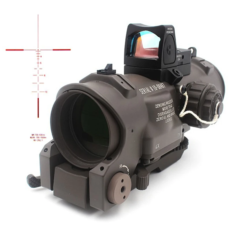 

New EG DR Gen3 1-4X Scope SU-230 Marking With RMR Red Dot 1x Open Reflex Red Dot Sight With ARMS QD Mount