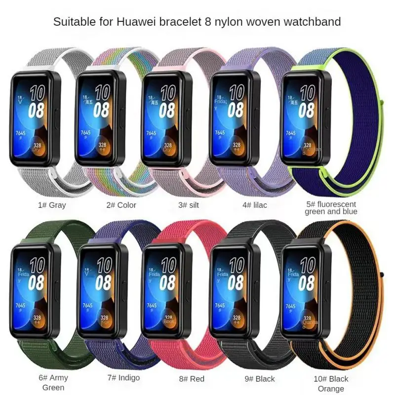 Nylon Loop Strap For Huawei Band 8 Band Accessories Smart Watch Replacement Belt Wristband Sport Bracelet Huawei Band 7 8 Correa
Nylon Loop Strap For Huawei Band 8 Band Accessories Smart Watch Replacement Belt Wristband Sport Bracelet Huawei Band 7 8 Correa