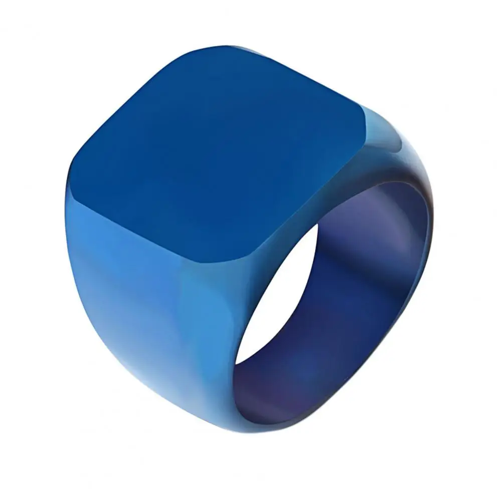 Unique Finger Band Glossy Allergy Free Couple Square Finger Ring Fashion Accessories Lover Ring Unisex Ring
Unique Finger Band Glossy Allergy Free Couple Square Finger Ring Fashion Accessories Lover Ring Unisex Ring