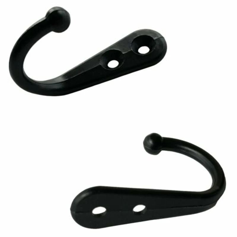 Multi-Purpose Hooks 10pcs Small Black Hooks Coat Hangers Screws Zinc Alloy 21*12*30 Mm
Multi-Purpose Hooks 10pcs Small Black Hooks Coat Hangers Screws Zinc Alloy 21*12*30 Mm
