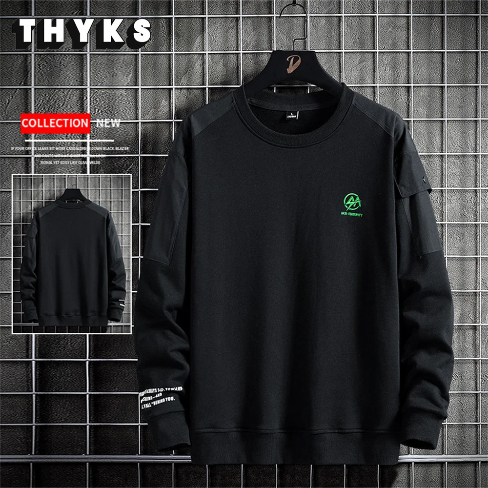Men'S Hoodies Spring Autumn Casual Harajuku Streetwear Clothes Oversize 2022 Solid Color Black Patchwork Crewneck Sweatshirt top
Men'S Hoodies Spring Autumn Casual Harajuku Streetwear Clothes Oversize 2022 Solid Color Black Patchwork Crewneck Sweatshirt top