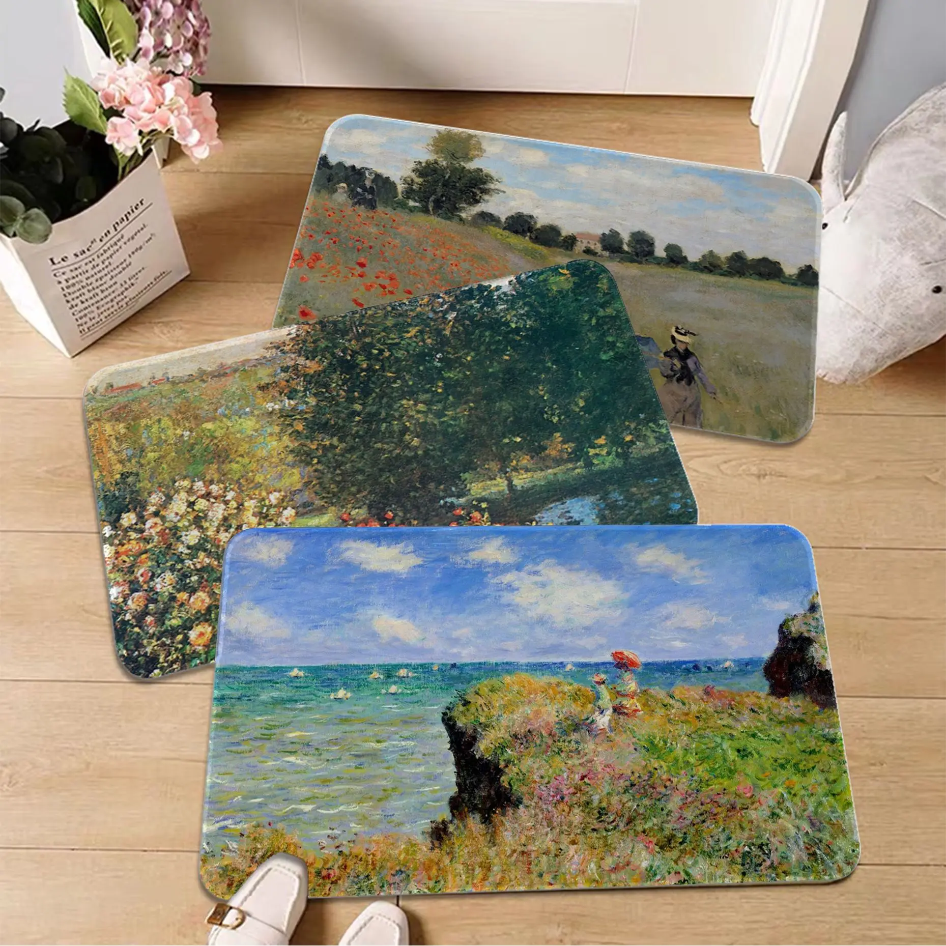 Claude Monet Art Painting Entrance Door Mat Kids Room Bedroom Decoration Balcony Anti-Slip Doormat Living Room Bedside Area Rugs
Claude Monet Art Painting Entrance Door Mat Kids Room Bedroom Decoration Balcony Anti-Slip Doormat Living Room Bedside Area Rugs