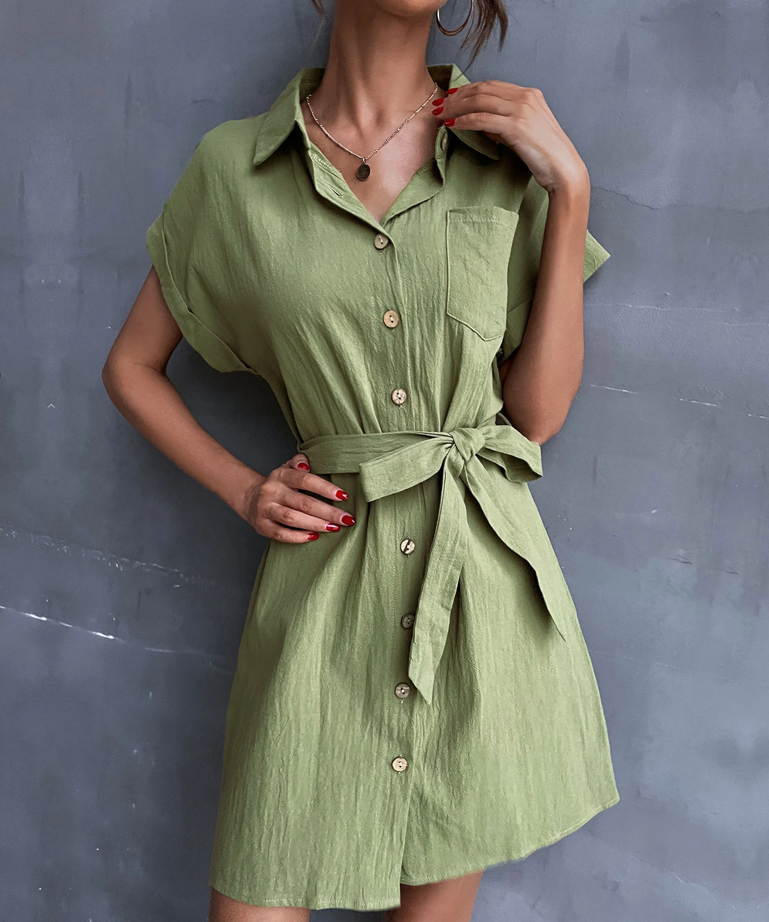 SSCL Cotton Linen Fashion Summer Sexy Mini Dress Button Lapel Belt Lapel Short Sleeve Dresses For Women 2023 Casual Holiday
SSCL Cotton Linen Fashion Summer Sexy Mini Dress Button Lapel Belt Lapel Short Sleeve Dresses For Women 2023 Casual Holiday