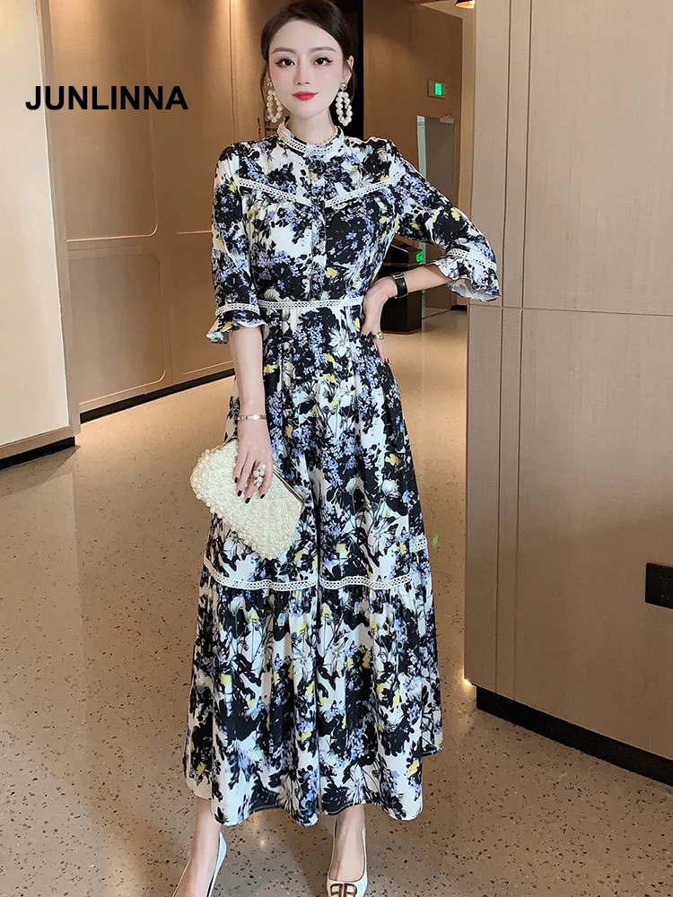 JUNLINNA Fashionable Women Street Dress 2022 Summer New Patchwork Printed Vestidos Elegant Lady Sliming Dresses
JUNLINNA Fashionable Women Street Dress 2022 Summer New Patchwork Printed Vestidos Elegant Lady Sliming Dresses
