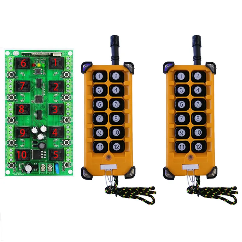 3000m DC 12V 10CH RF Wireless Industrial Remote Control System Individual Overhead travelling crane System light/lamp/led band
3000m DC 12V 10CH RF Wireless Industrial Remote Control System Individual Overhead travelling crane System light/lamp/led band