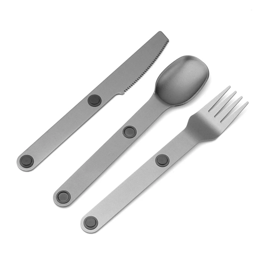 3-in-1 Cutter Fork Spoon Cutter Fork Spoon Aluminum Camping Camping Cutlery Cutter Fork Spoon Flatware Magnetic
3-in-1 Cutter Fork Spoon Cutter Fork Spoon Aluminum Camping Camping Cutlery Cutter Fork Spoon Flatware Magnetic