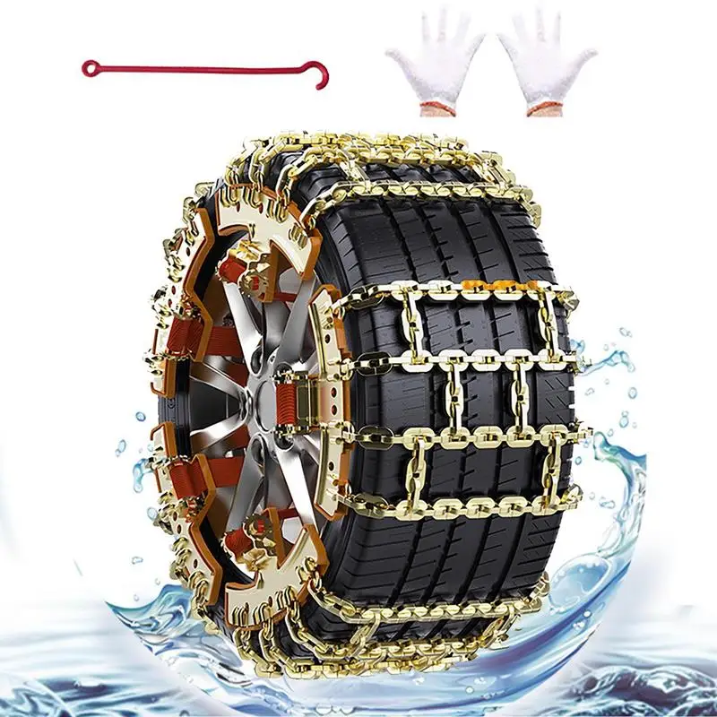 Car Tire Snow Chains 6pcs/set Non Slip Car Tire Chains Universal Tire Snow Chains For Snow Ice Mud Sand For Winter Travelling
Car Tire Snow Chains 6pcs/set Non Slip Car Tire Chains Universal Tire Snow Chains For Snow Ice Mud Sand For Winter Travelling