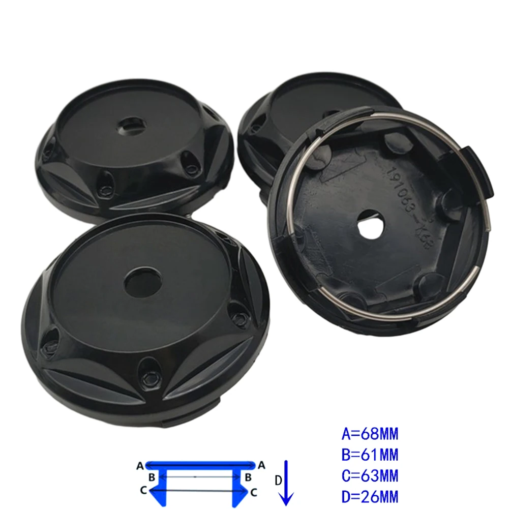 Part Center Cap 26mm 4 PCS 68MM ABS ABS Plastic Black Wheel Accessories Center Cap Dust-Proof Practical Useful
Part Center Cap 26mm 4 PCS 68MM ABS ABS Plastic Black Wheel Accessories Center Cap Dust-Proof Practical Useful