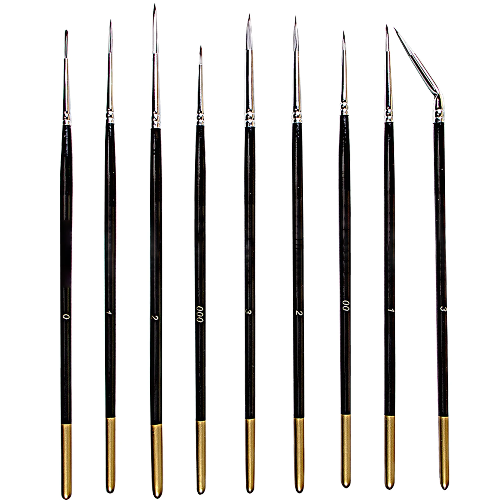 9pcs/Set Students Face DIY Scale Model Watercolor For Micro Miniatures Fine Detail Paint Brush Multifunction Line Drawing Nail
9pcs/Set Students Face DIY Scale Model Watercolor For Micro Miniatures Fine Detail Paint Brush Multifunction Line Drawing Nail