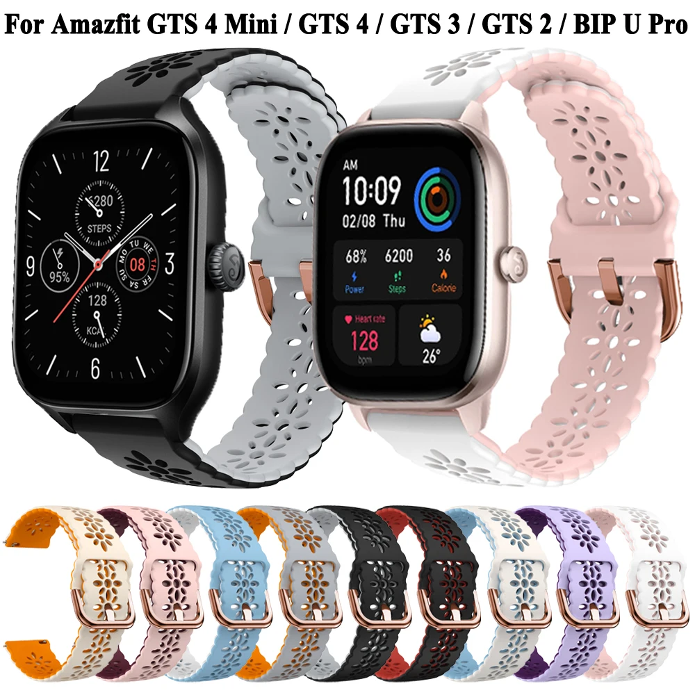 Replacement Silicone Band For Amazfit GTS 4 Mini Strap Bracelet For Amazfit Bip 3 U Pro GTS 3/GTS2/GTS Strap Lace Watchband 20mm
Replacement Silicone Band For Amazfit GTS 4 Mini Strap Bracelet For Amazfit Bip 3 U Pro GTS 3/GTS2/GTS Strap Lace Watchband 20mm