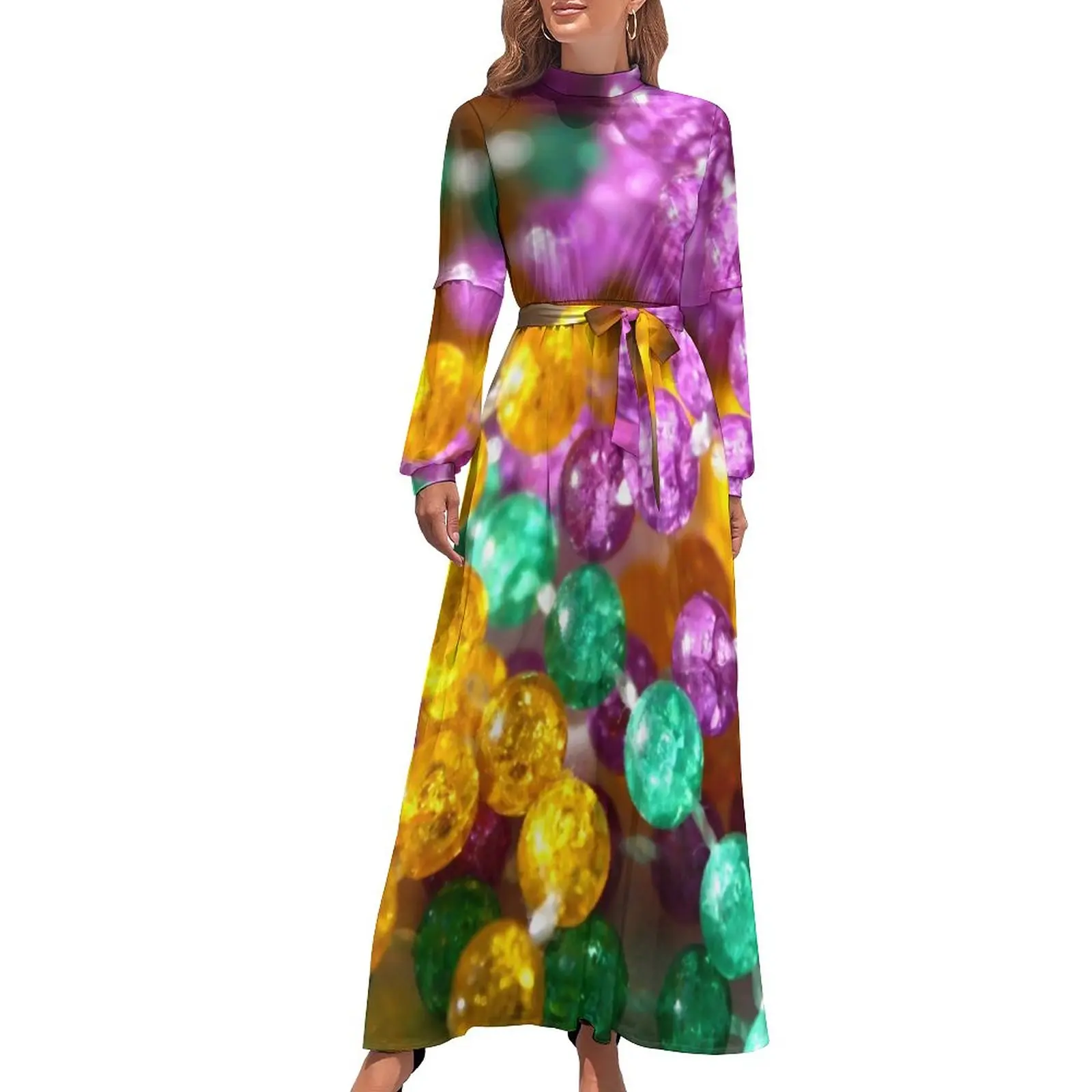 Neon Beads Print Dress Purple Yellow Green Sexy Maxi Dress Casual Beach Long Dresses High Waist Graphic Clothes 
Neon Beads Print Dress Purple Yellow Green Sexy Maxi Dress Casual Beach Long Dresses High Waist Graphic Clothes