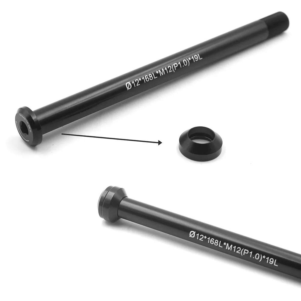 Bike Bicycle 142x12mm P1.0 Thru Axle Φ12x168LxM12 (P1.0)x19L Conical Washer For Canyon Aluminum Alloy Bicycle Accessories Parts
Bike Bicycle 142x12mm P1.0 Thru Axle Φ12x168LxM12 (P1.0)x19L Conical Washer For Canyon Aluminum Alloy Bicycle Accessories Parts