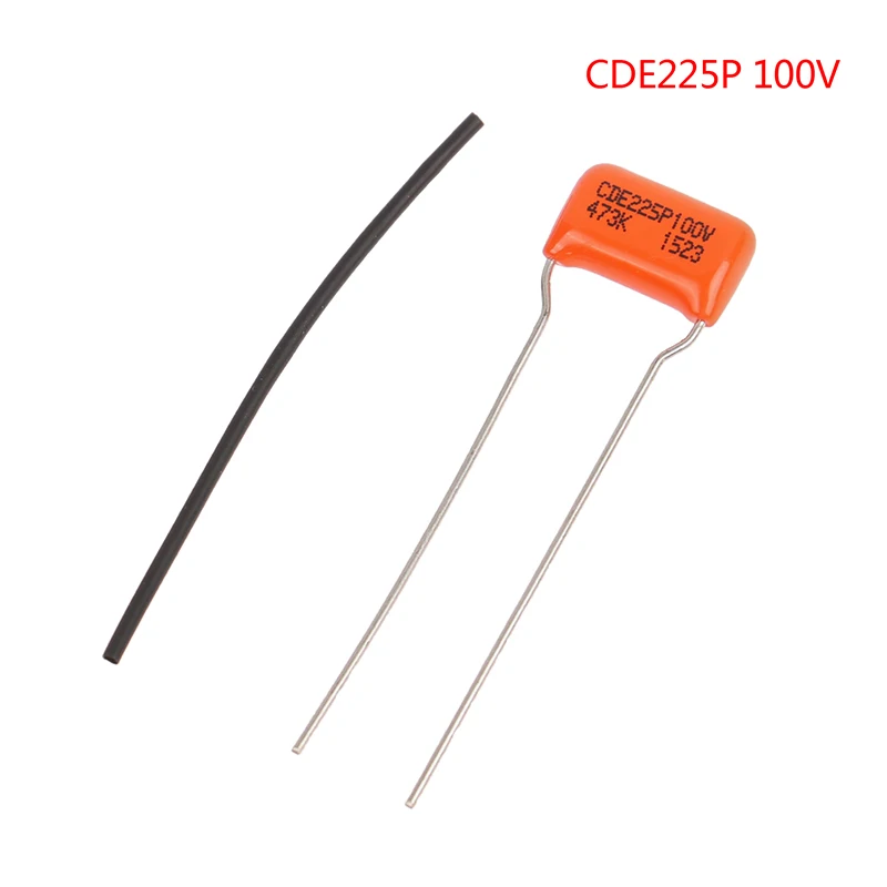 1pc Electric Guitar Single Coil Pickup Acoustic Capacitor 0.047uf 473K CDE225P Orange Tone Cap (Capacitor) For Electric Guitar
1pc Electric Guitar Single Coil Pickup Acoustic Capacitor 0.047uf 473K CDE225P Orange Tone Cap (Capacitor) For Electric Guitar