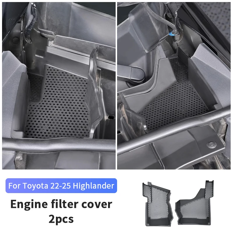 Крышка фильтра двигателя, накладка, антиблокировочный фильтр отсека двигателя автомобиля, защитный фильтр, подходит для Toyota Highlander Crown Kluger 2022-2025
Крышка фильтра двигателя, накладка, антиблокировочный фильтр отсека двигателя автомобиля, защитный фильтр, подходит для Toyota Highlander Crown Kluger 2022-2025